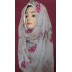 Mariam hijab -Light Pink Flower Printed 